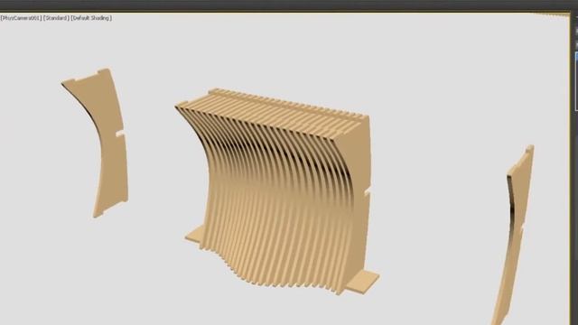 Параметрический ресепшн.3D модель. смотреть онлайн