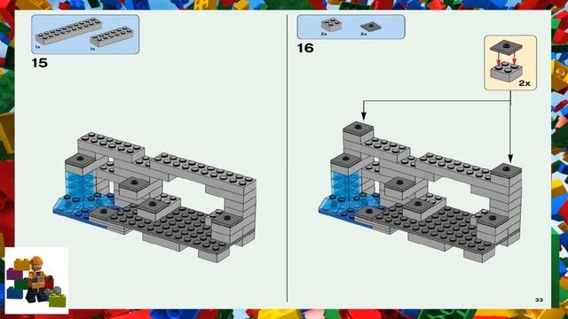 LEGO Instructions - Minecraft - 21136 - The Ocean Monument (Book 1) смотреть онлайн