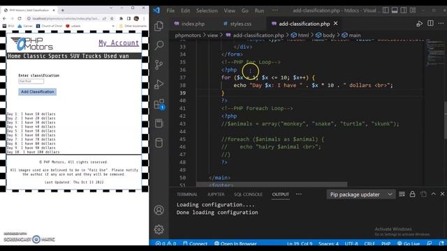 PHP For and Foreach loops смотреть онлайн