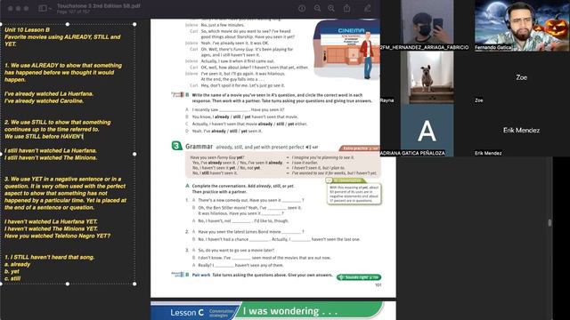 Touchstone 3 Unit 10 to 12 TEST REVIEW, present perfect continuous, simple past passive, etc... смотреть онлайн