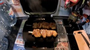 Шашлык на электрогриле Tefal OptiGrill