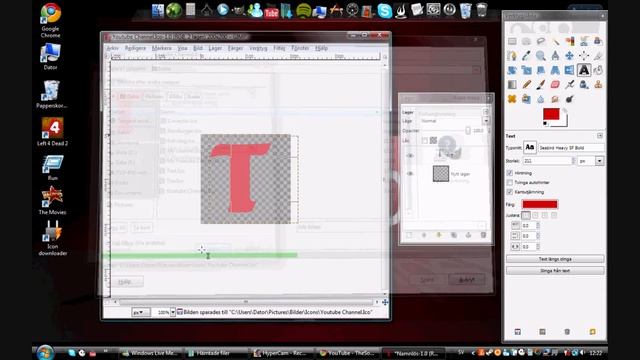How to create icons using gimp! смотреть онлайн