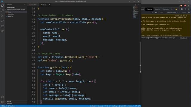 Retrieve Data From Firebase | Firebase Beginners Guide ? (2020) смотреть онлайн