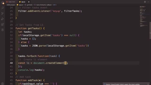Get Tasks from LS and Store task in LS (Lesson 7) смотреть онлайн