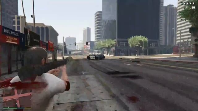 GTA 5 - Epic Five Star POLICE CHASE with Trevor смотреть онлайн