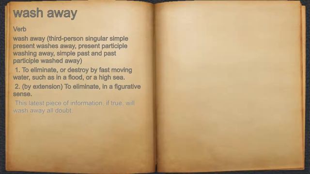 What does wash away mean? смотреть онлайн
