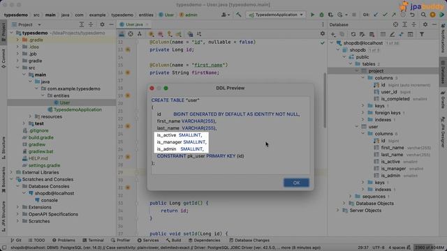 How to use @JavaType and @JavaTypeRegistration annotations form Hibernate 6 | JPA Buddy смотреть онлайн