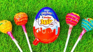 Удивительно приятное видео. Распаковка множества глянцевых леденцов и радужных конфет