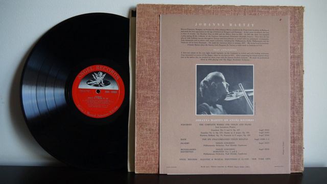 Schubert, Johanna Martzy, Jean Antonietti – Sonatina No.3  Sonata D 574 (1957)  Angel 35365