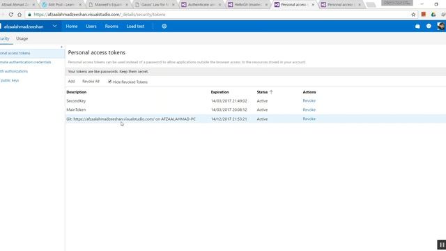 Authenticating Git access in Visual Studio Team Services смотреть онлайн