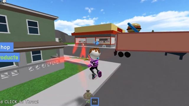 Симулятор ножа в Роблоксе, купил самый острый нож и стал королем в городе. Knife Simulator Roblox?? смотреть онлайн