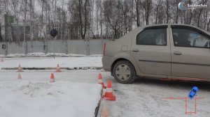 Экзамен. Автодром: Упражнение "Гараж"