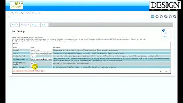 XOOPS XURL Module usage смотреть онлайн