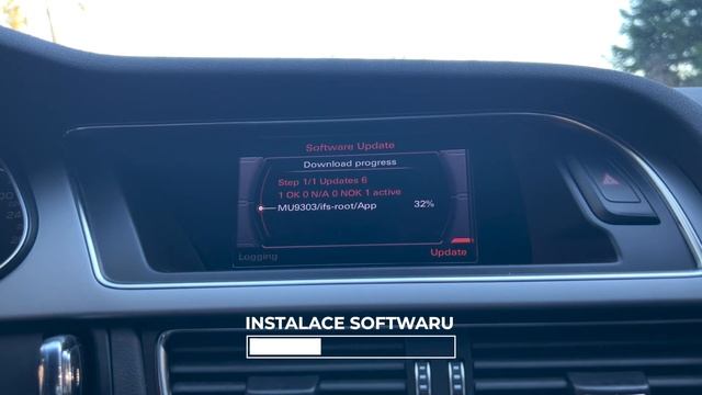 Audi MMI 3G Basic K260 software aktualizace смотреть онлайн