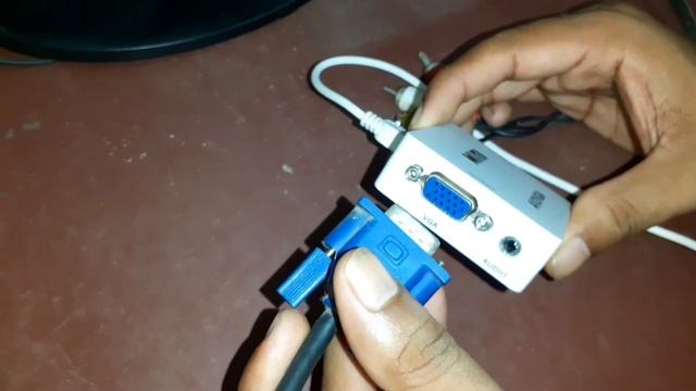 AV  To VGA  Converter | RCA To VGA | Converting AV Video Signal To VGA