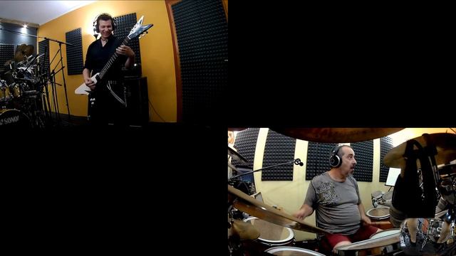 ANNIHILATOR - Alison hell (drum and guitar cover collaboration) смотреть онлайн