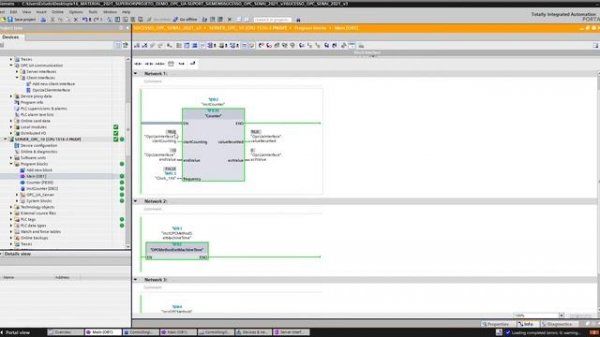 OPC-UA CLIENT, with PLC S7-1500.