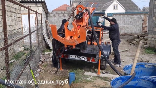 Бурение скважины под скалу. смотреть онлайн