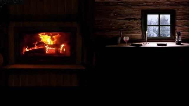 Костер в камине и красивая музыка. Релаксация. Стрим. Stream. смотреть онлайн