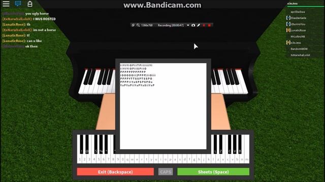 Roblox Piano - Faded смотреть онлайн