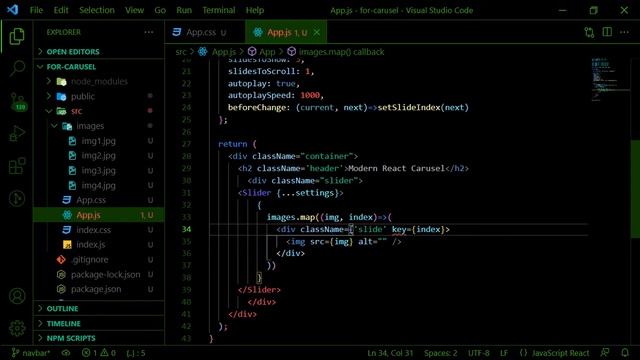 Modern React Carousel смотреть онлайн