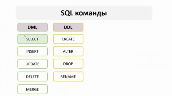 Урок 1 - SQL команды (SQL для Начинающих)