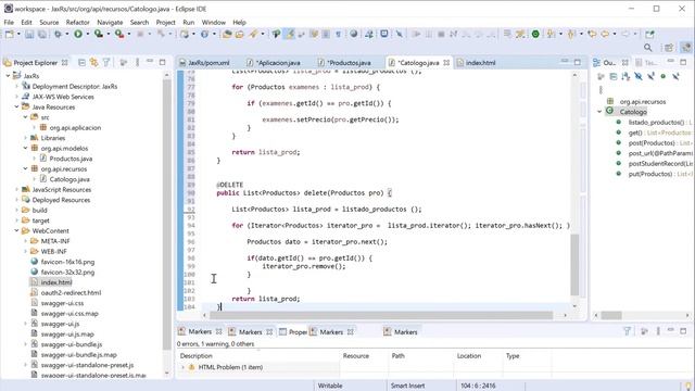 Crear Api Rest JaxRs 2.1, Maven, Swagger, Git смотреть онлайн