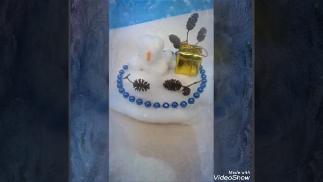 Снеговики из ваты своими руками смотреть онлайн
