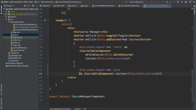 Reviewing the Course Manager React Component cs4550 w4 4200 смотреть онлайн