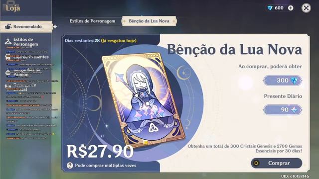 LIVE 75 🔴 DIÁRIAS + FARM DE MATERIAL DE BOSS | GENSHIN IMPACT смотреть онлайн