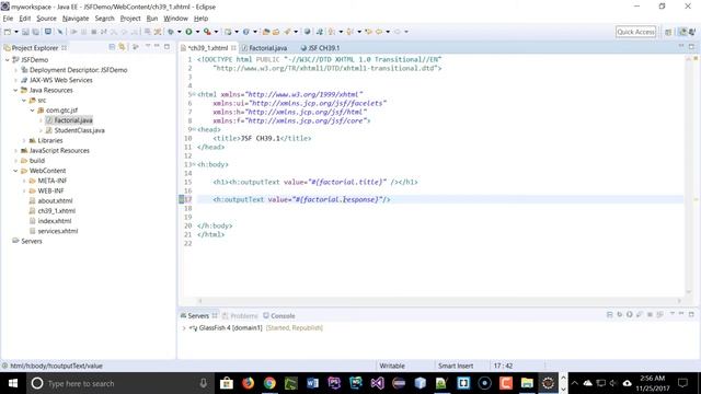 Java Programming 2 - JSF Factorial Exercise 39.1 смотреть онлайн