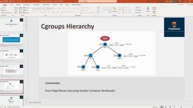 Coptane : Docker CGroups Part1 смотреть онлайн