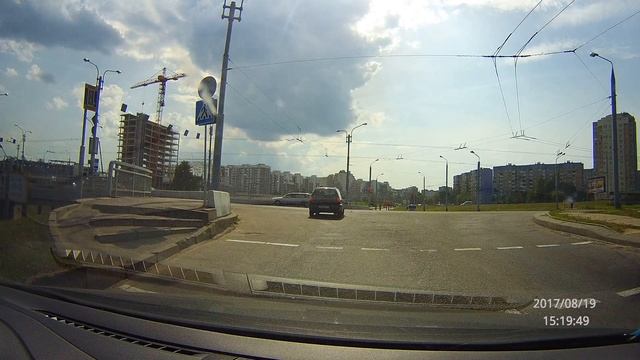 2017 08 19 Перекресток Клецкова и Проспект Янки Купалы смотреть онлайн