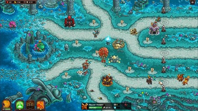 Kingdom Rush Vengeance - Pond of the Sage (5 towers - Impossible) смотреть онлайн