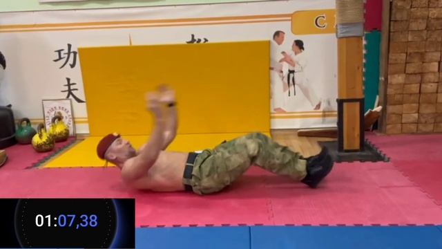 Тест Купера (КСУ), выполняет офицер спецназа. смотреть онлайн