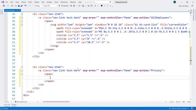 Styling Application - Bootstrap SVG Icons | Part 21 | ASP.NET Core شرح смотреть онлайн