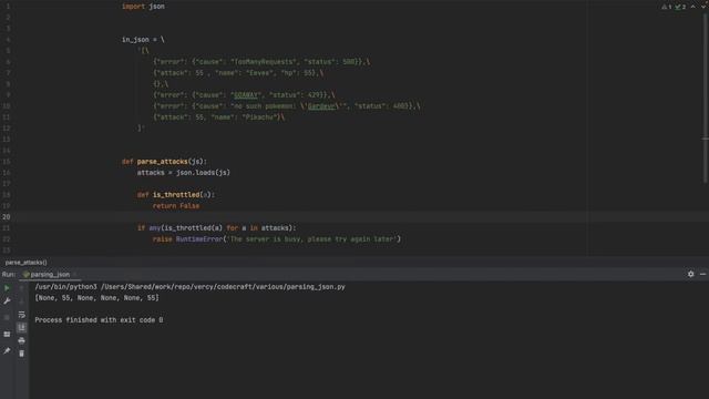 Parsing Json with Python смотреть онлайн