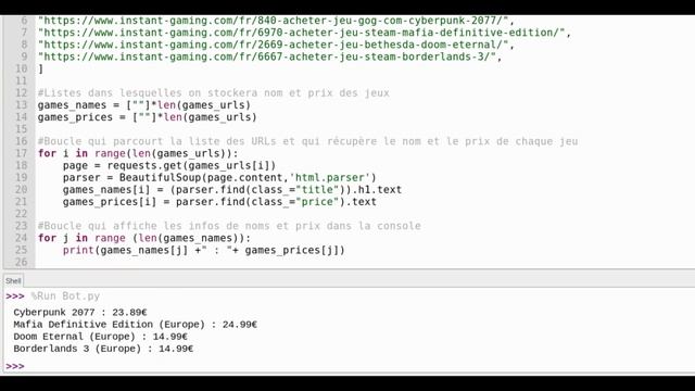 J'ai codé un bot ? en Python pour acheter mes jeux pc смотреть онлайн