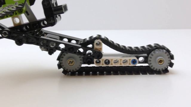 Lego Technic 42021 Snow Motorcycle (Model B) Review 4K