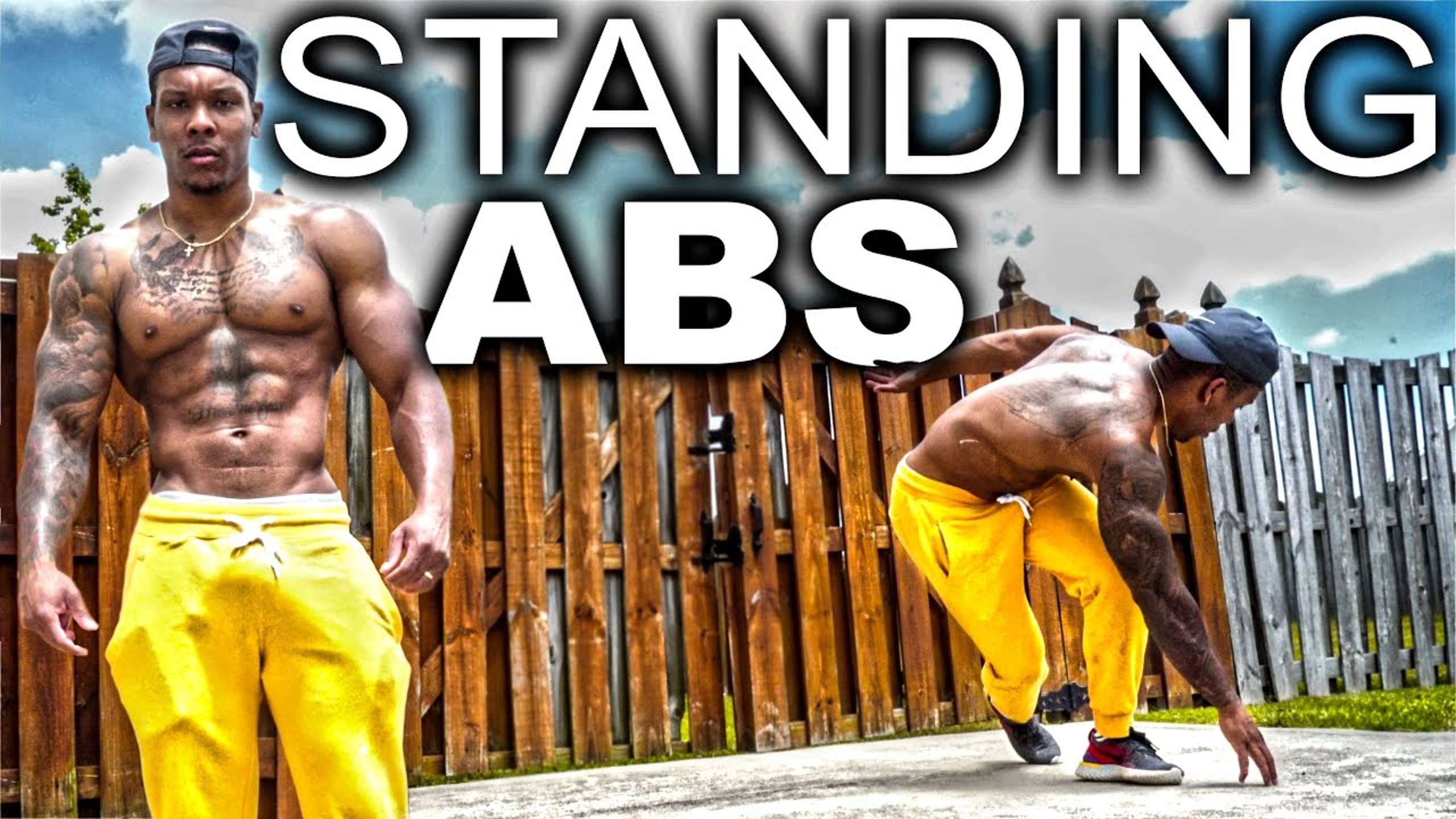 10 MINUTE STANDING ABS WORKOUT(NO EQUIPMENT)