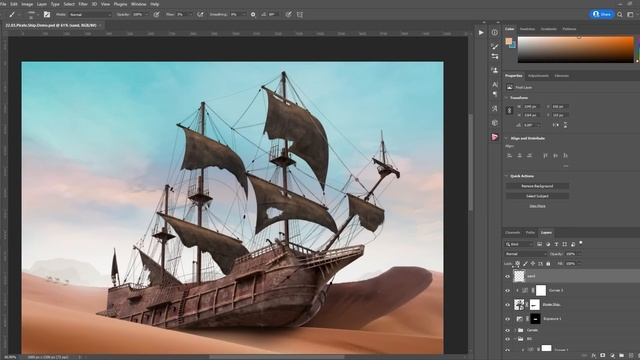 The Making Of Photo Manipulation: Desert Ship | Photoshop Step-by-Step Tutorial