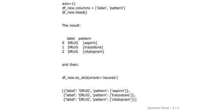 Pandas : Pandas dataframe to JSONL (JSON Lines) conversion смотреть онлайн