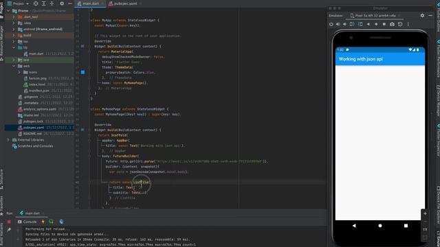 How to Use Rest Api in Flutter | Json Api #flutter смотреть онлайн
