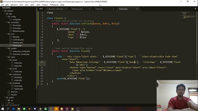 PHP MVC #8 - Flash Message смотреть онлайн