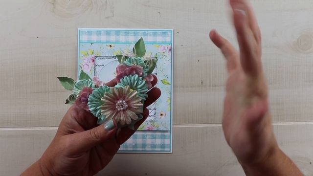 Easy to Make Faux Frame Greeting Cards Polly's Paper Studio Mintay Happy Place Papers Tutorial смотреть онлайн