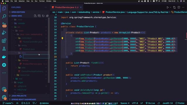 CRUD Web application dengan SpringMVC dan JPA смотреть онлайн