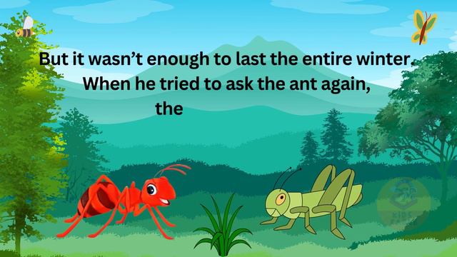 The Ant And The Grasshopper Kids Story | KIDS FABLE | Moral Stories #kidsstories #bedtimestory