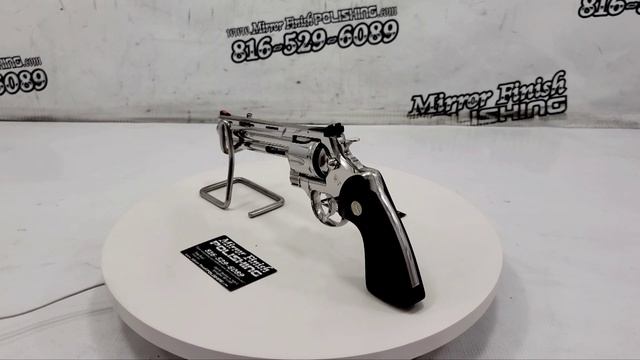 Colt Python .357 Magnum Stainless Revolver Custom Polishing Services - www.mirrorfinishpolishing.co смотреть онлайн