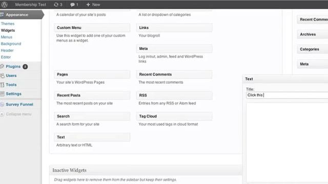 Survey Funnel: Using Widget function of Light Box Features on a WordPress Site [WordPress Plugins] смотреть онлайн