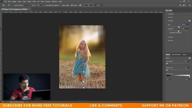 This Tip Will Help You Edited Outdoor Portraits Exactly How You Want Them! - Blur Background смотреть онлайн